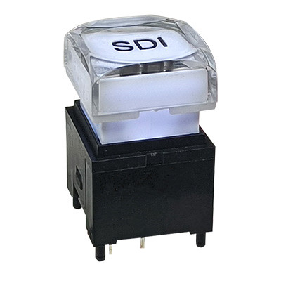 15MM方形带灯按钮开关